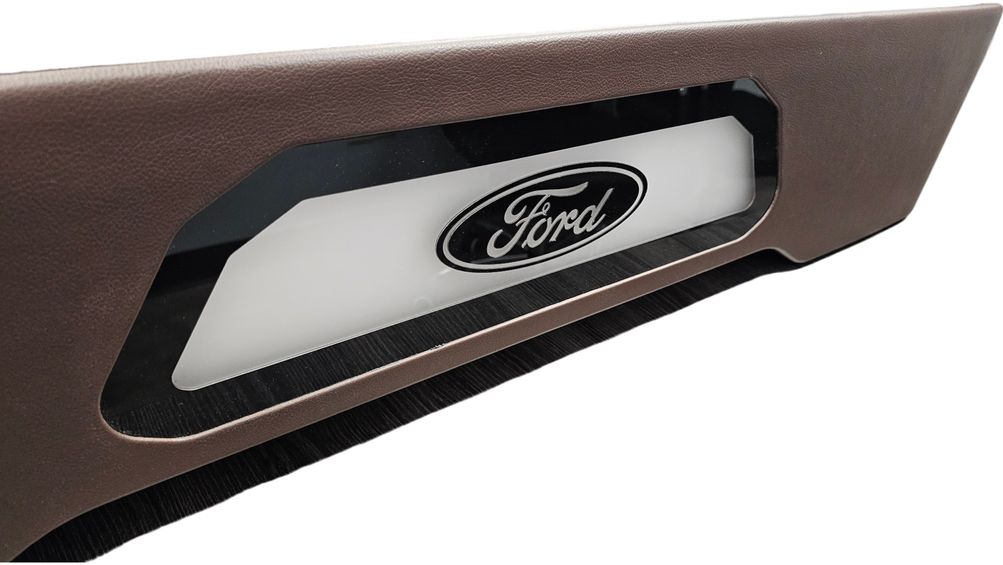 BASS-MAXX LEVEL 4 PRO SERIES FORD 150 2009-2024, SUPER DUTY 2017-2024 TRUCK CREW CAB - ROUNDED CORNERS, VINYL WRAPPED WITH DURABLE CARPET TOP AND BOTTOM, ACRYLIC INSERTS, CHASING LED LIGHTING BUILT IN