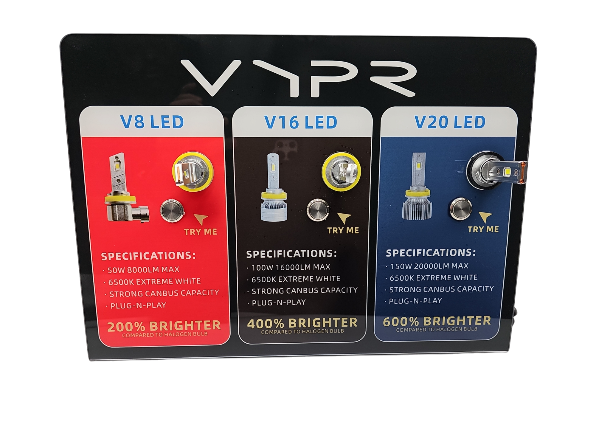 VYPR LED COUNTER TOP ACTIVE DISPLAY VYPR LED COUNTER TOP ACTIVE DISPLAY