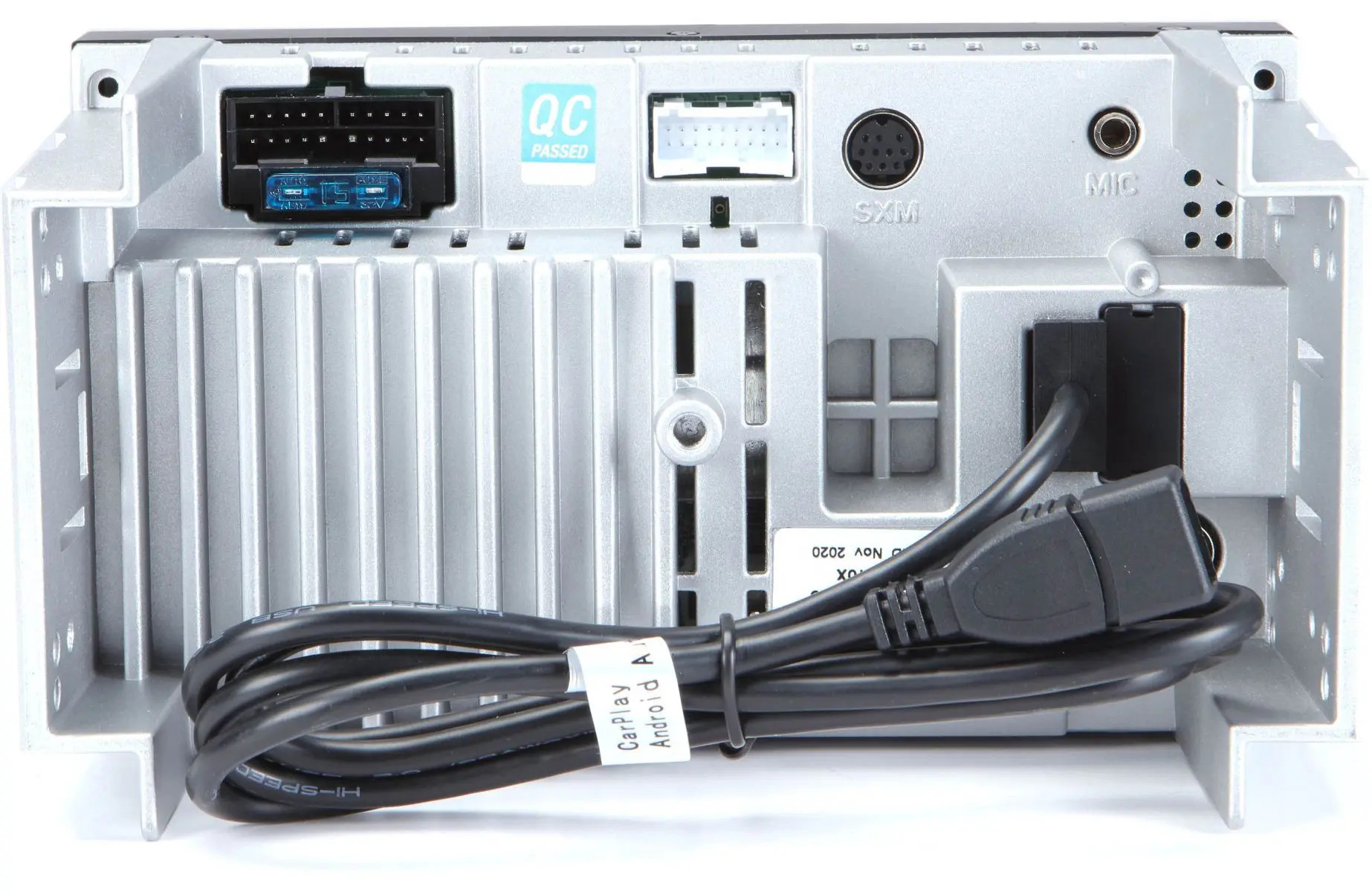 JENSEN 7" MULTIMEDIA RECEIVER WITH APPLE CARPLAY AND ANDROID AUTO WITH BACK UP CAMERA INCLUDED