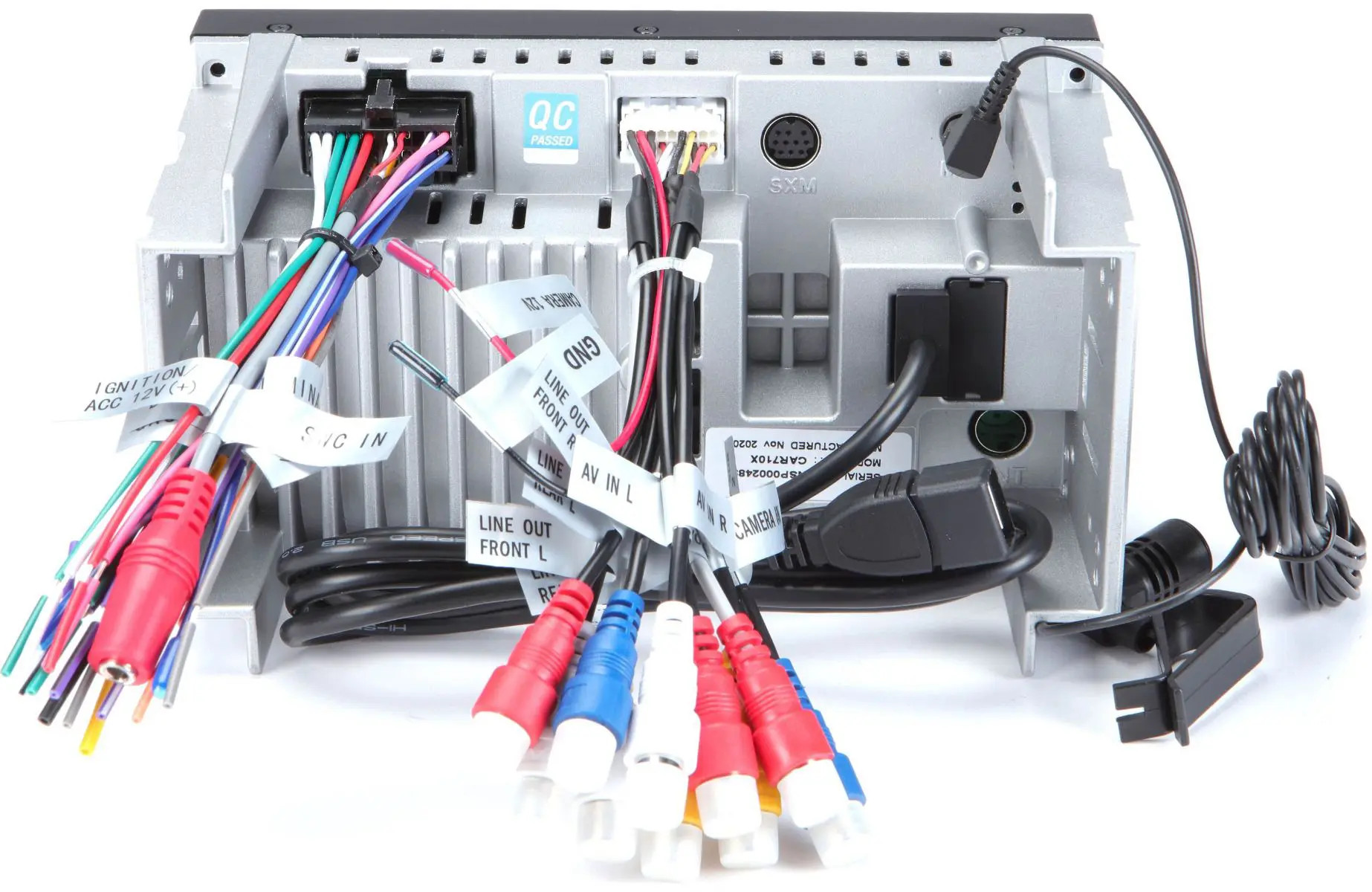 JENSEN 7" MULTIMEDIA RECEIVER WITH APPLE CARPLAY AND ANDROID AUTO WITH BACK UP CAMERA INCLUDED