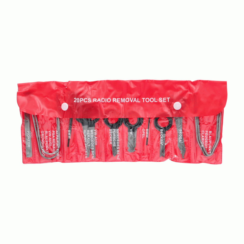 20 Pc Radio Removal Tool Set