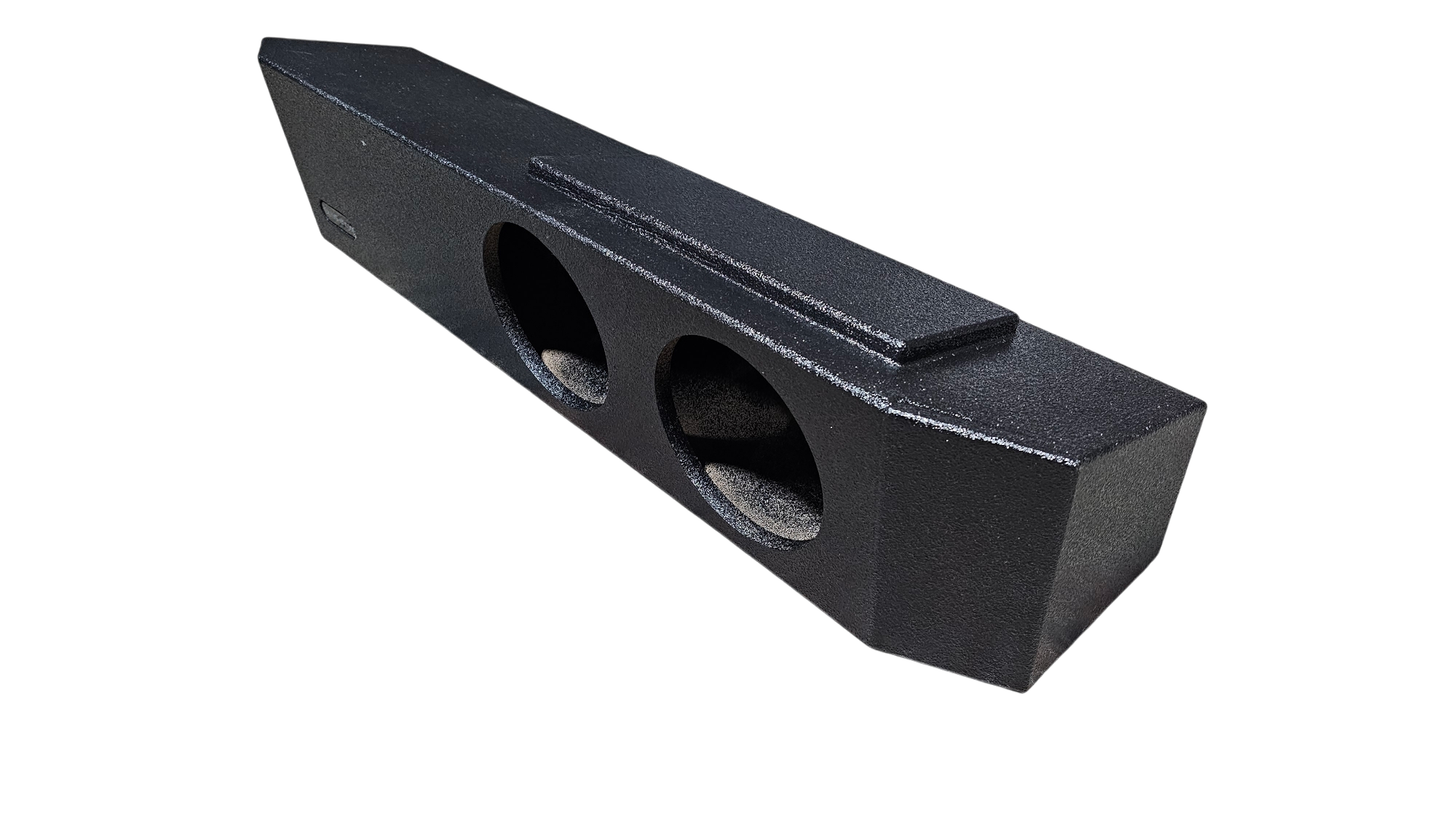 BASS-MAXX JEEP GLADIATOR DUAL 8" POLY COATED VENTED UNDER SEAT ENCLOSURE