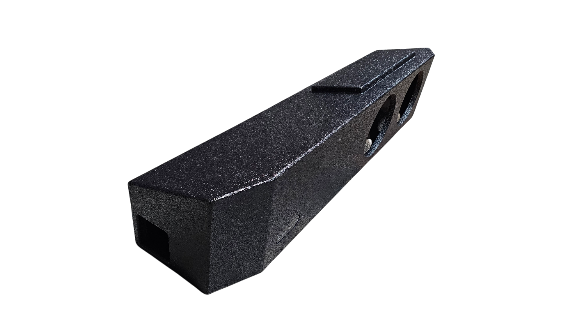 BASS-MAXX JEEP GLADIATOR DUAL 8" POLY COATED VENTED UNDER SEAT ENCLOSURE