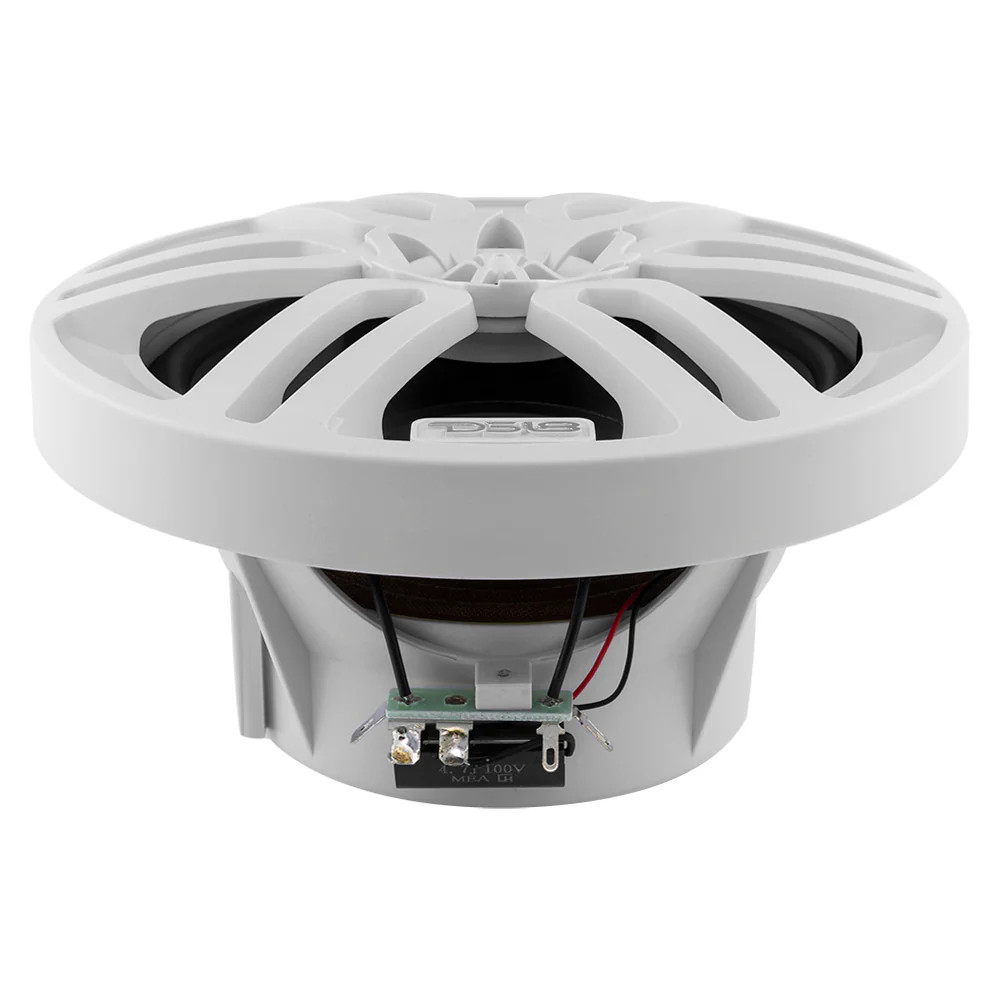 DS18 MP 6.5" 2-Way Coaxial Marine Speaker 60 Watts Rms 4-Ohm -White