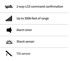 COMPUSTAR 2 WAY LCD Q9 FM SECURITY SYSTEM 3000FT RANGE