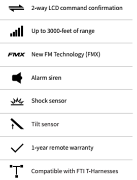 COMPUSTAR 2 WAY Q9 FM SECURITY & REMOTE START SYSTEM 3000FT RANGE