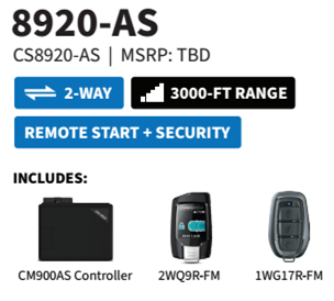 COMPUSTAR 2 WAY Q9 FM SECURITY & REMOTE START SYSTEM 3000FT RANGE