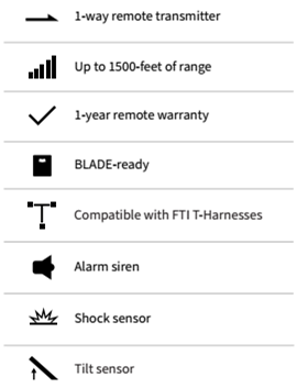 COMPUSTAR LT SERIES 5 CH. SECURITY SYSTEM & REMOTE STARTER & KEYLESS ENTRY 1500' RANGE