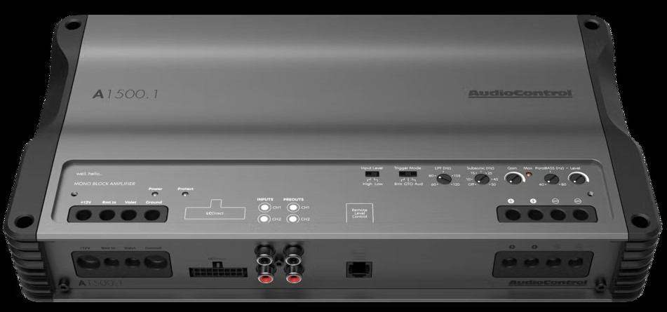 AUDIOCONTROL A1500.1 MONOBLOCK ALTITUDE AMPLIFIER AUDIOCONTROL A1500.1 MONOBLOCK ALTITUDE AMPLIFIER