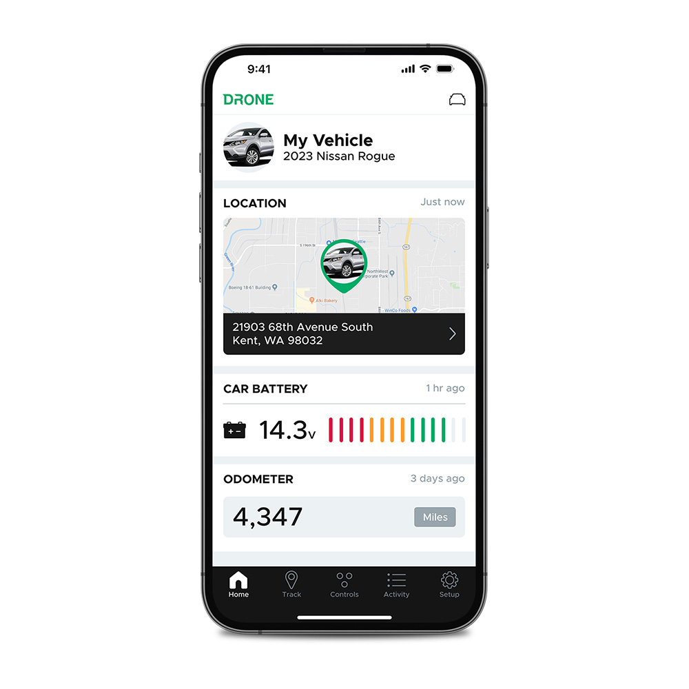 COMPUSTAR DRONE TRACKING SYSTEM LTE KIT WITH OBD & HARDWARE HARNESS