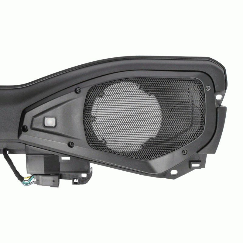 Soundbar Adapter Jeep® Wrangler and Gladiator - Upgrade to a 6" to 6.75" speaker with an option to add a tweeter Speaker depth: 4"