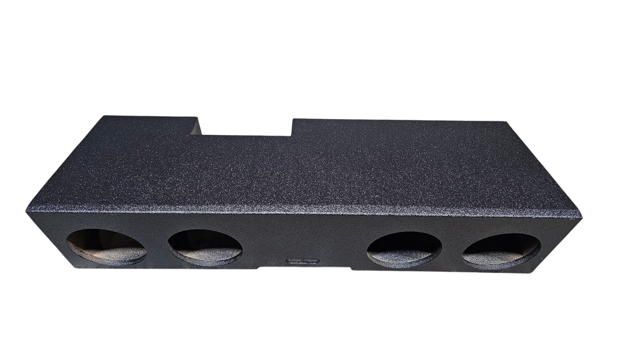 BASSMAXX POLY COATED QUAD 8" PORTED 2019-2024 GM CREW CAB FRONT FIRE