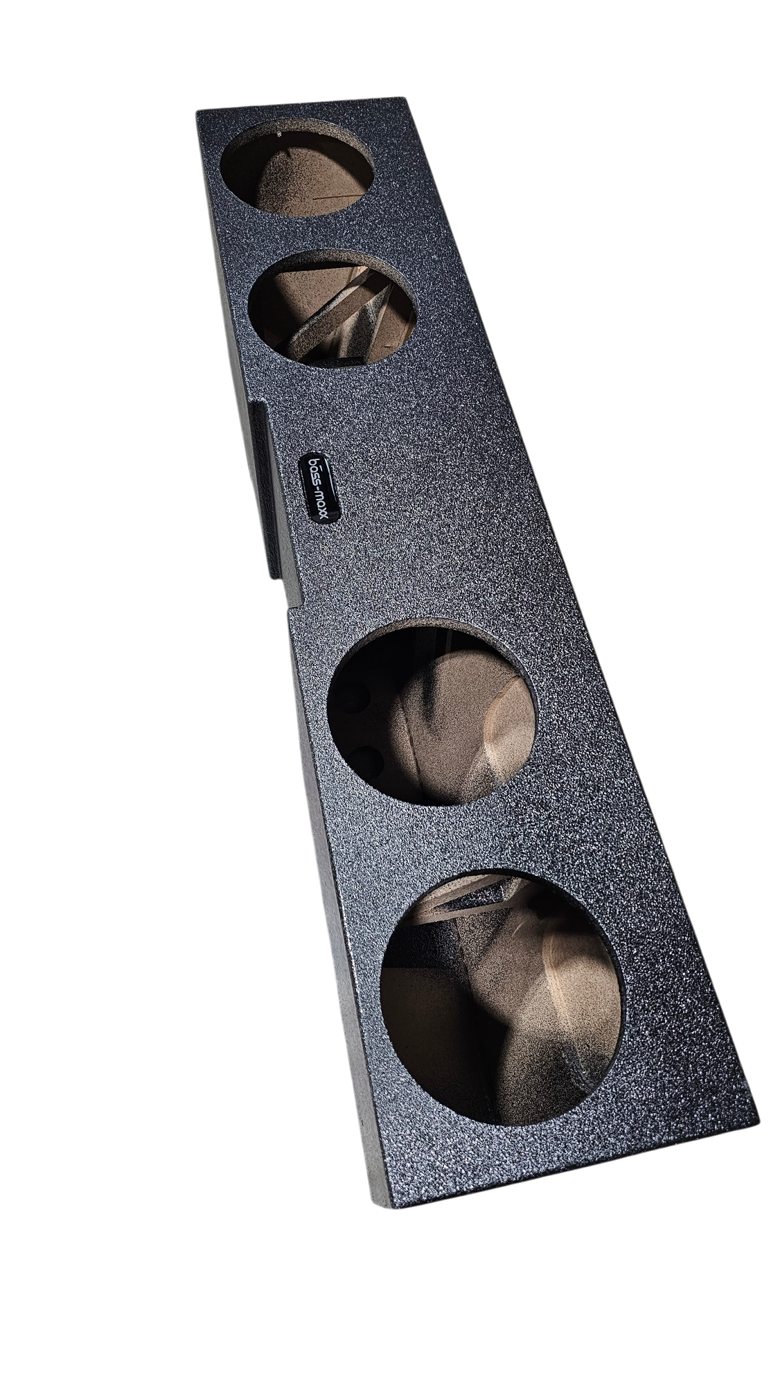 BASSMAXX POLY COATED QUAD 8" PORTED 2019-2024 GM CREW CAB FRONT FIRE