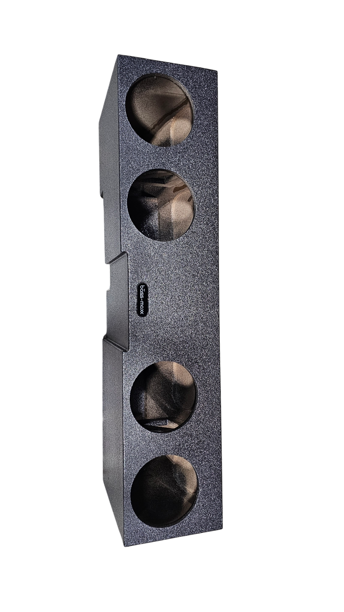 BASSMAXX POLY COATED QUAD 8" PORTED 2019-2024 GM CREW CAB FRONT FIRE