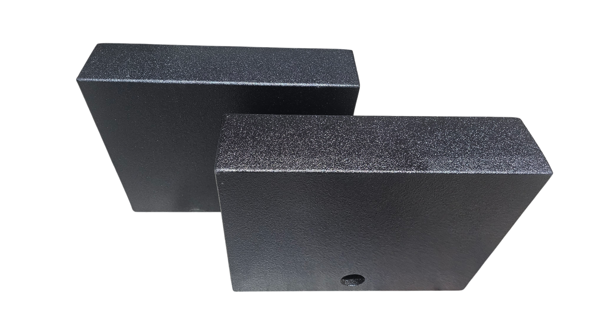 BASS-MAXX SINGLE 10" POLY COATED SEALED TRUCK WEDGE ENCLOSURES / SOLD IN PAIRS