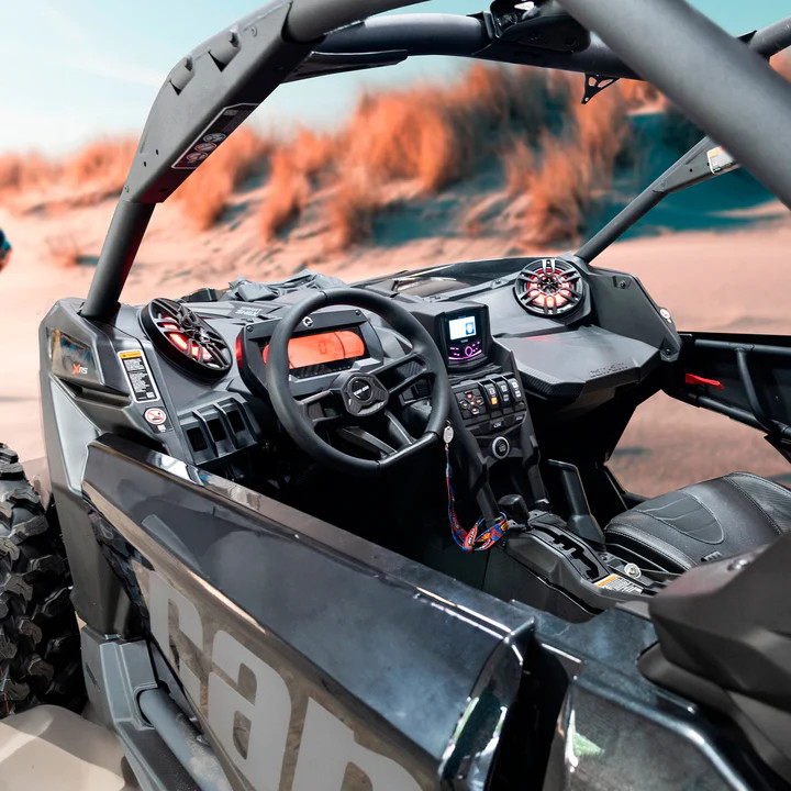 DS18 CAN-AM MAVERICK X3 LOADED 6.5" DASH BOARD SPEAKER PANEL (INCLUDES NXL-6/BK)