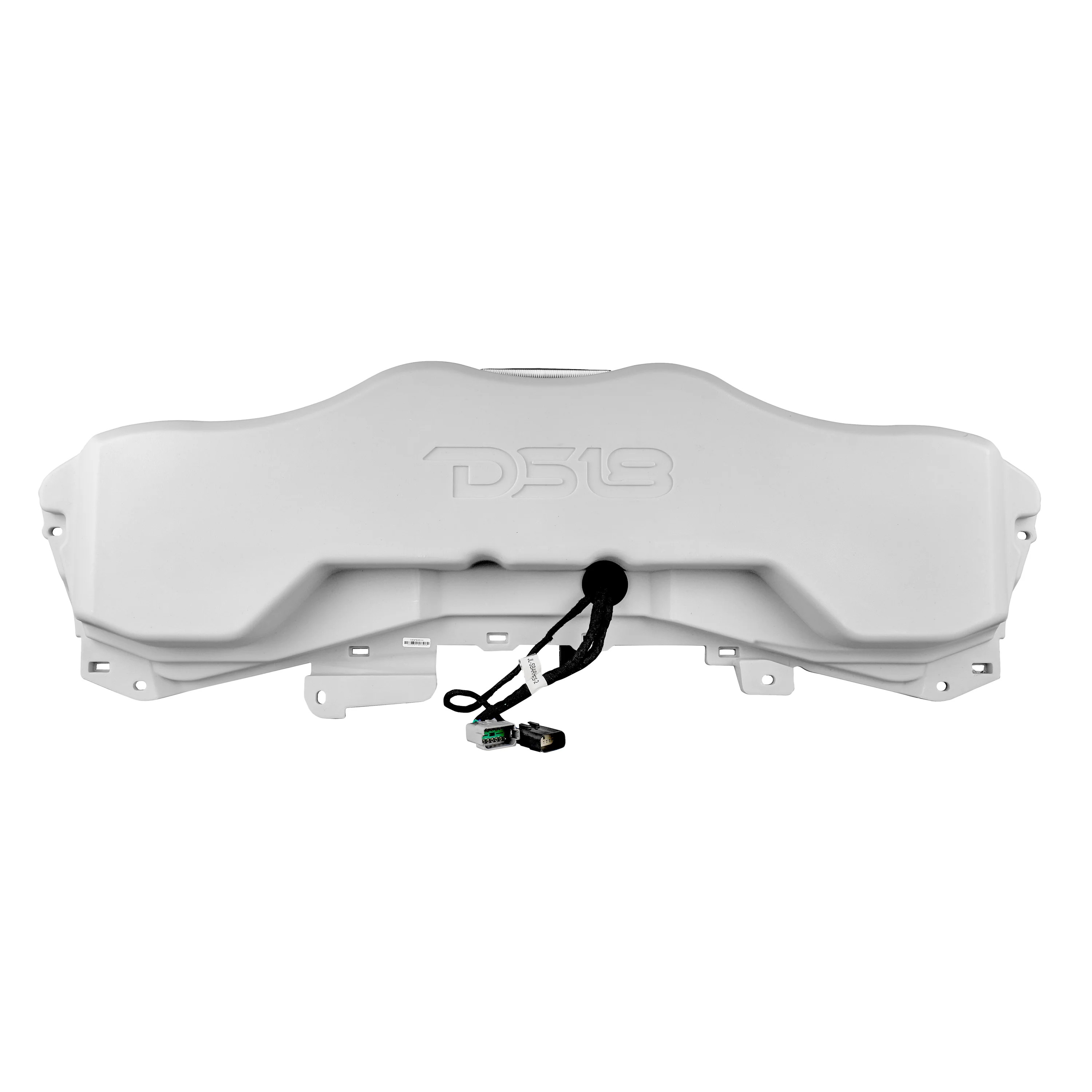 DS18 Jeep JL/JLU/JT 2024 Overhead Sound Bar Fits 4 X 8" Speakers Harness Included OEM Fit - WHITE