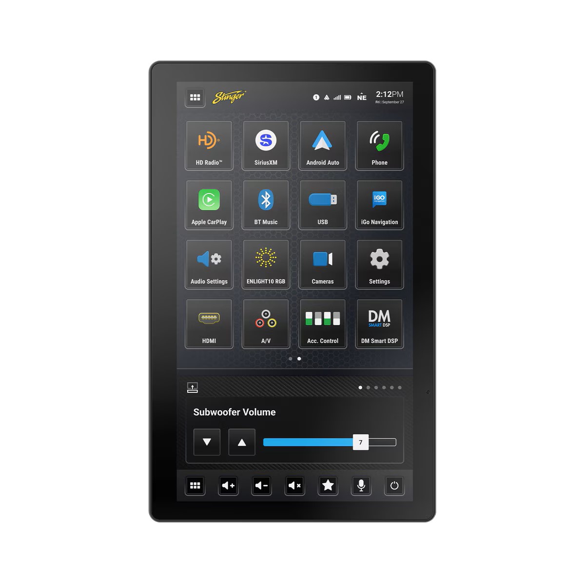 STINGER 12.8-inch FLOATING MULTIMEDIA INFOTAINMENT DISPLAY SYSTEM STINGER 12.8-inch FLOATING MULTIMEDIA INFOTAINMENT DISPLAY SYSTEM