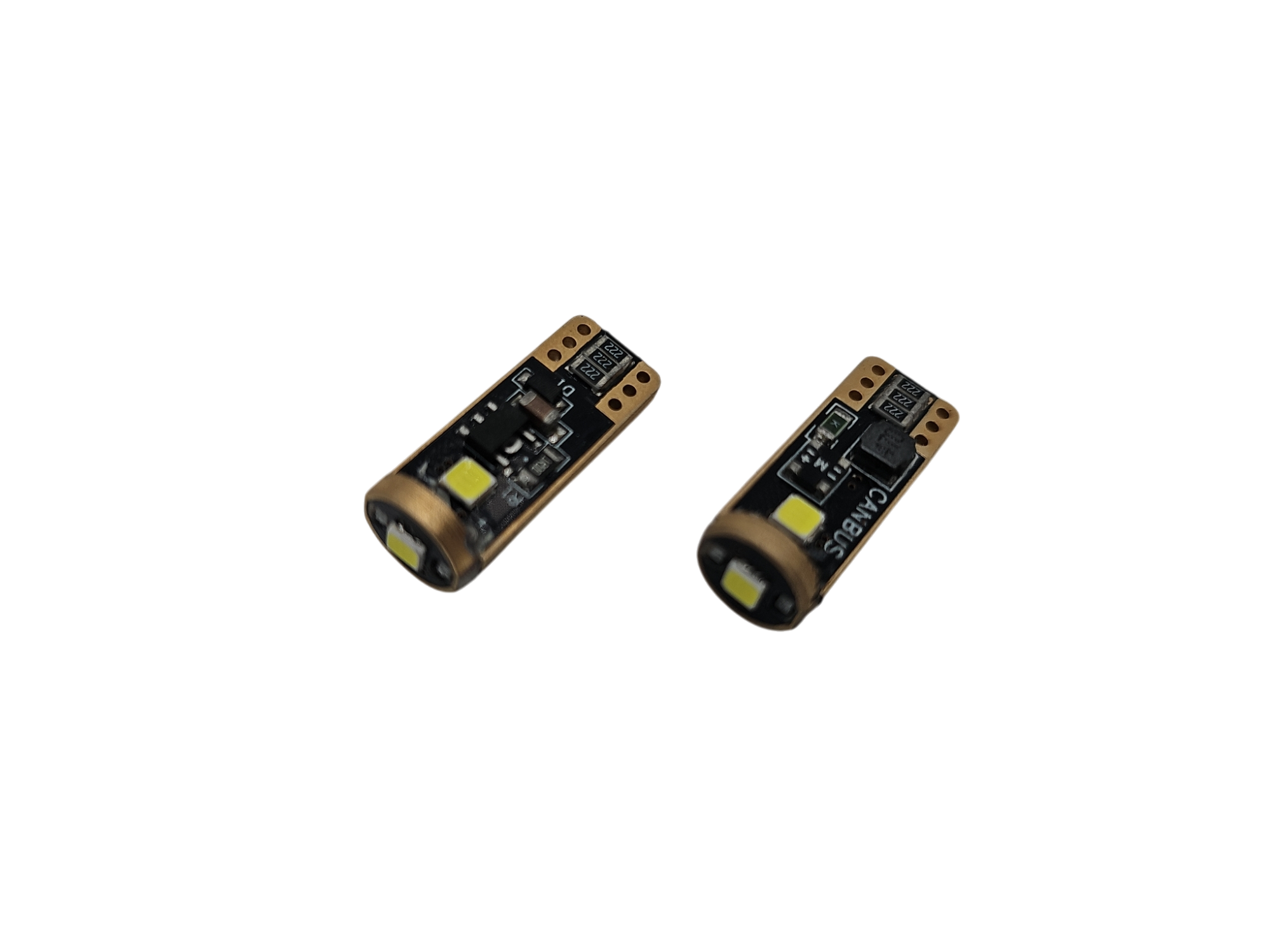 VYPR LED - T10/194 GREEN 3 SMD LED BULBS WITH CANBUS - PAIR