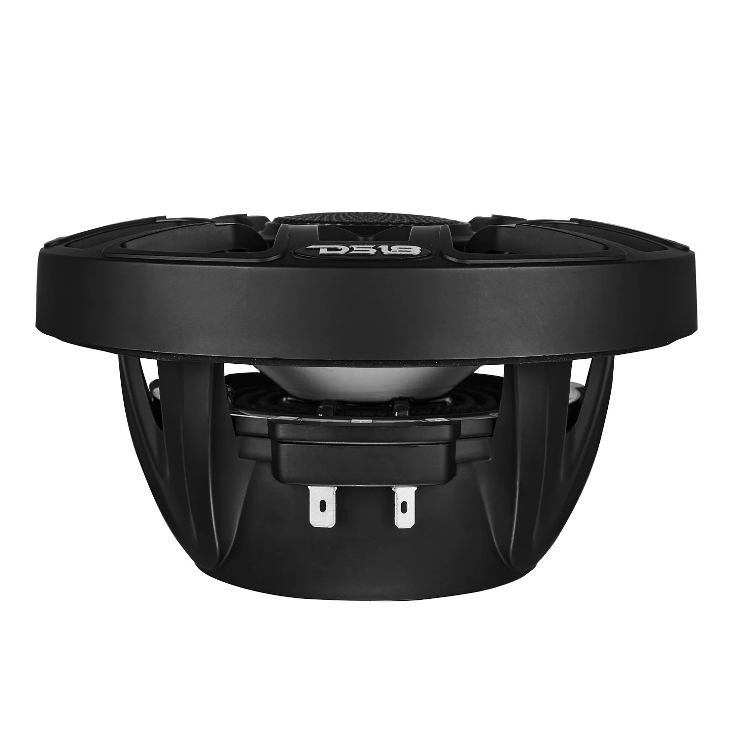 DS18 NXL 6.5" 2-Way Coaxial Marine Speaker With Digital Led Lights And Bullet Tweeter 150 Watts 4-Ohm - BLACK