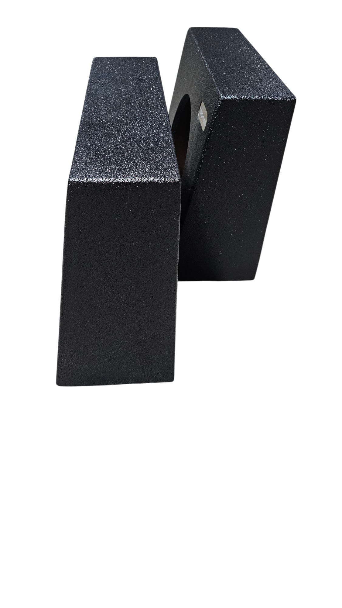 BASS-MAXX SINGLE 12" POLY COATED SEALED TRUCK WEDGE ENCLOSURES-SOLD IN PAIRS