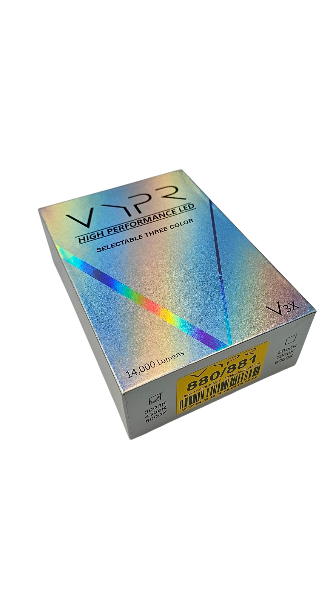 VYPR LED V3X SERIES 880/881 BULBS - SELECTABLE KELVIN COLORS - 3000K, 4300K, 6000K