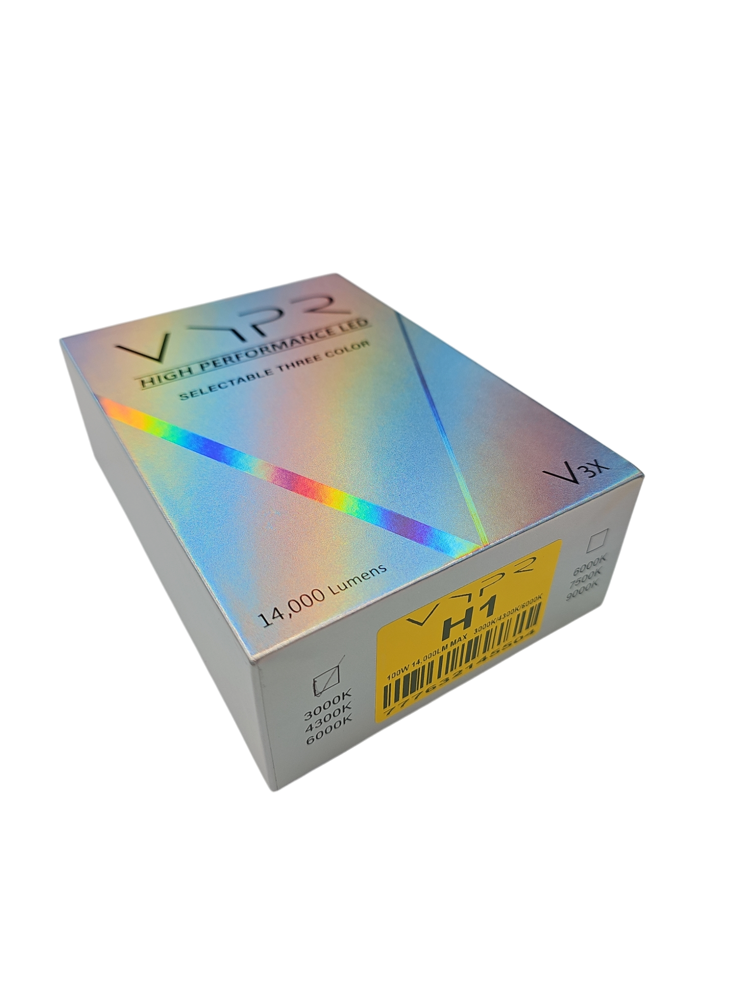 VYPR LED V3X SERIES H1 BULBS - SELECTABLE KELVIN COLORS - 3000K, 4300K, 6000K VYPR LED V3X SERIES H1 BULBS - SELECTABLE KELVIN COLORS - 3000K, 4300K, 6000K