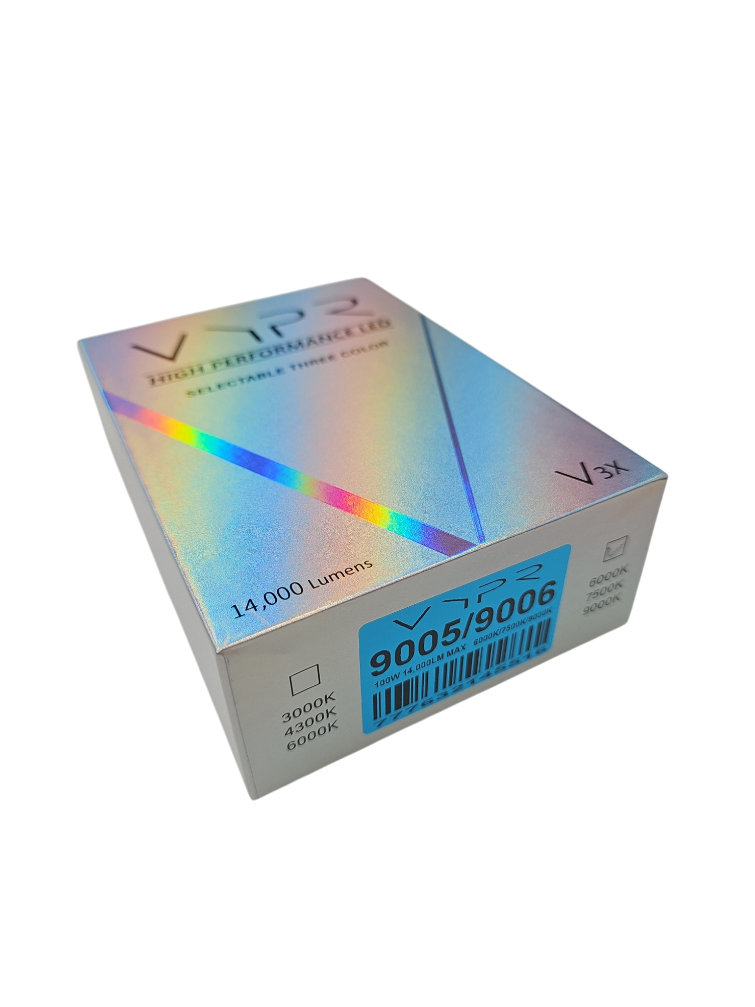 VYPR LED V3X SERIES 9005/9006/H10 BULBS - SELECTABLE KELVIN COLORS - 6000K, 7500K, 9000K