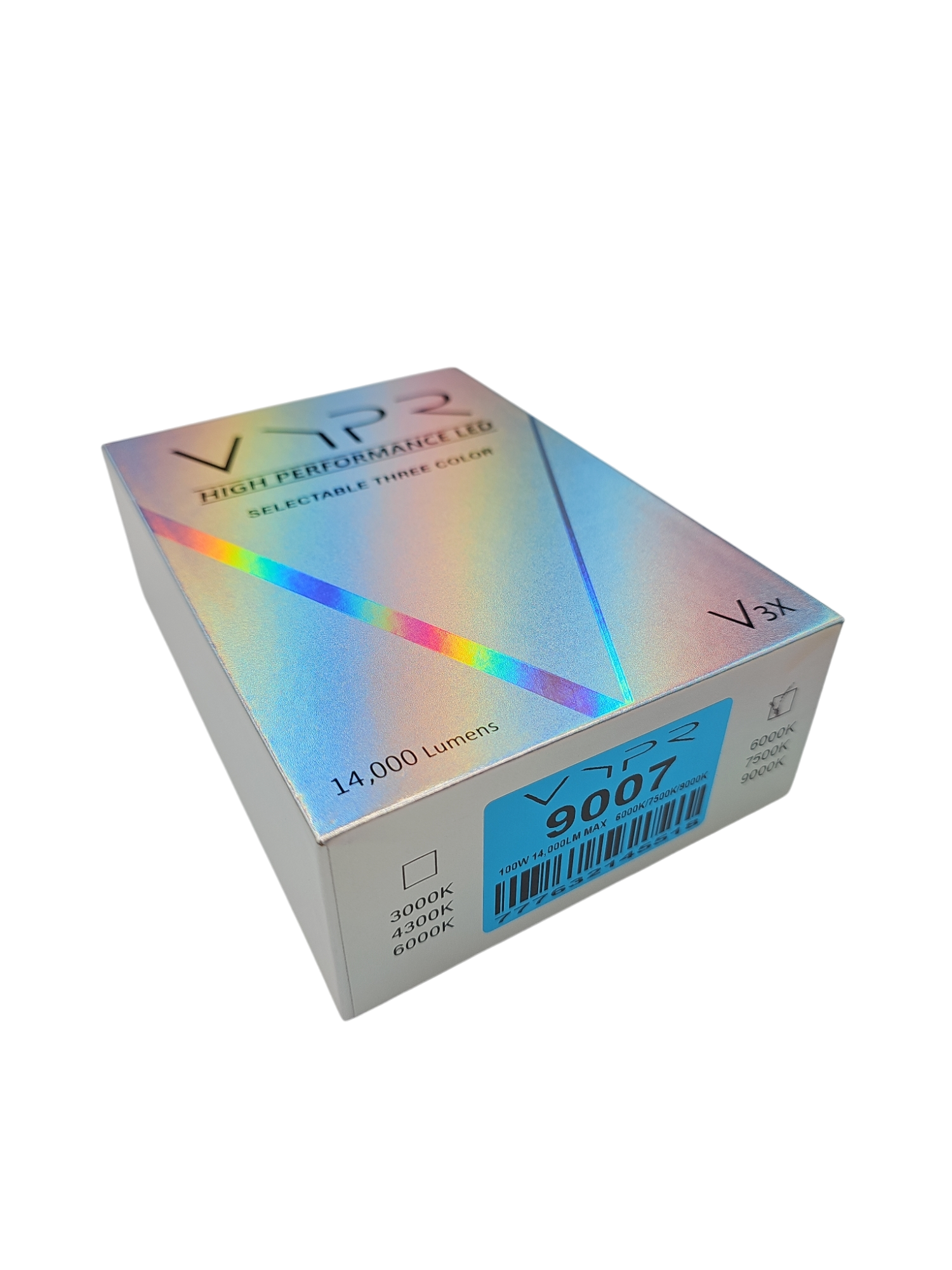 VYPR LED V3X SERIES 9007 BULBS - SELECTABLE KELVIN COLORS - 6000K, 7500K, 9000K