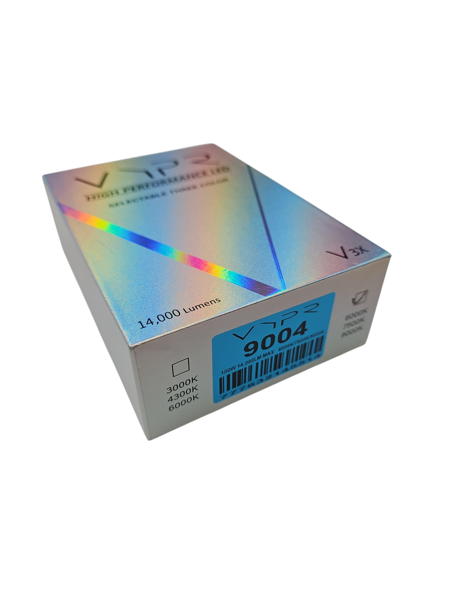 VYPR LED V3X SERIES 9004 BULBS - SELECTABLE KELVIN COLORS - 6000K, 7500K, 9000K VYPR LED V3X SERIES 9004 BULBS - SELECTABLE KELVIN COLORS - 6000K, 7500K, 9000K