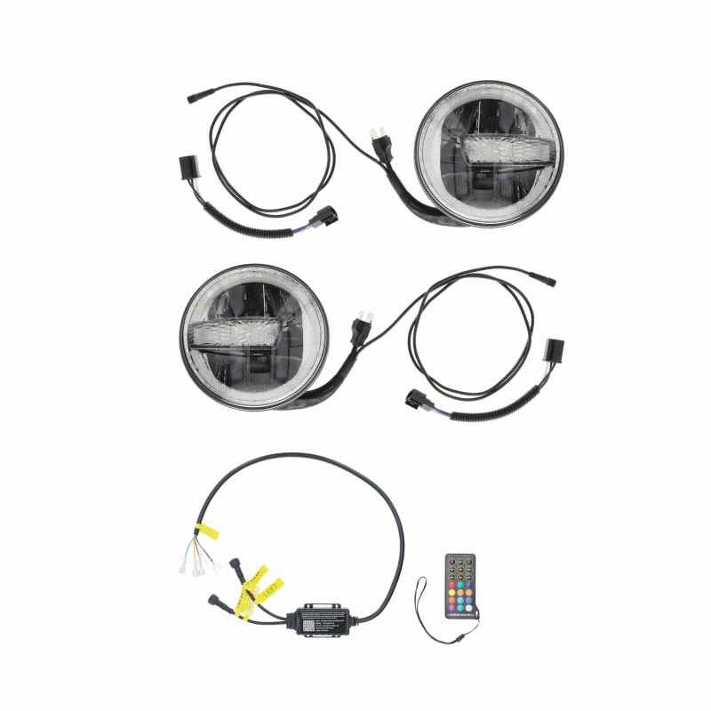 7" Premium Chasing LED Headlights - Fits select Jeeps 7" Premium Chasing LED Headlights - Fits select Jeeps