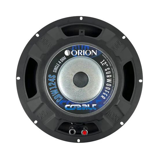 ORION COBALT 12" 400W RMS / 1600W MAX Subwoofer SINGLE 4-OHM