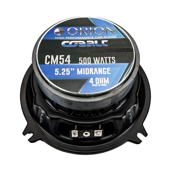 ORION COBALT 5.25" 4-Ohm 125W RMS/500W MAX Midrange Speakers