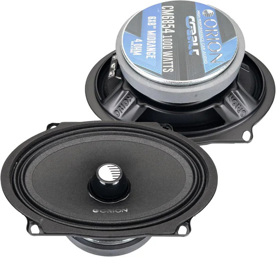 ORION COBALT 6x8" 4-Ohm 250W RMS / 1000W MAX Midrange Speakers