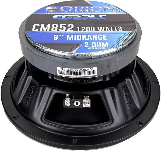 ORION COBALT 8" 2-Ohm 300W RMS / 1200W MAX Midrange Speakers