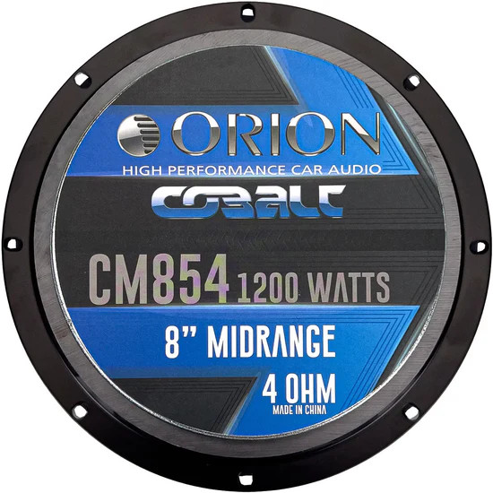 ORION COBALT 8" 4-Ohm 300W RMS / 1200W MAX Midrange Speakers