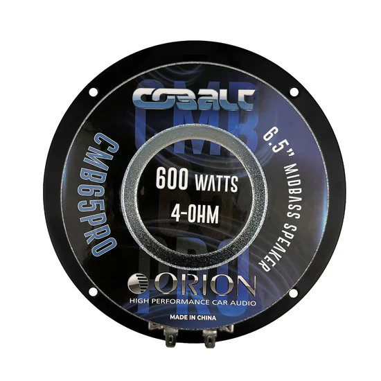 ORION COBALT 6.5" 4-Ohm 250W RMS / 1000W MAX Midbass Speakers - SINGLE