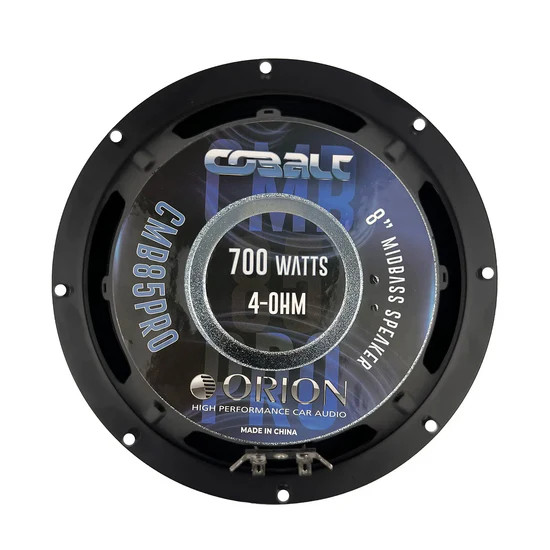 ORION COBALT 8" 4-Ohm 300W RMS / 1200W MAX Midbass Speakers - SINGLE