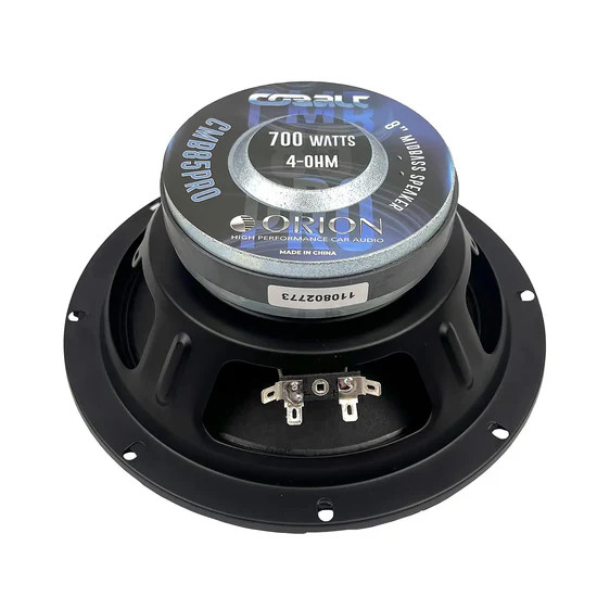 ORION COBALT 8" 4-Ohm 300W RMS / 1200W MAX Midbass Speakers - SINGLE