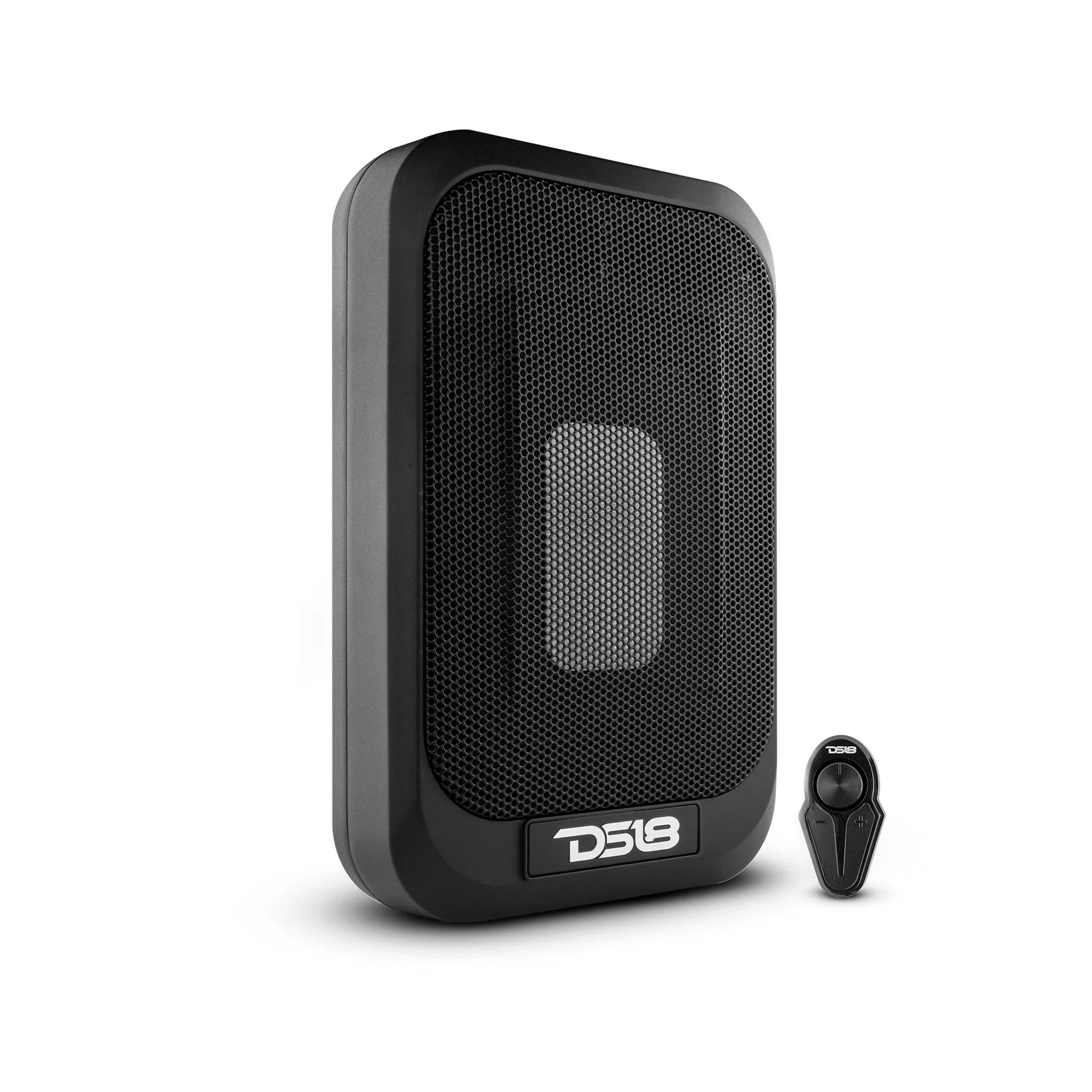DS18 7X9 UNDER SEAT AMPLIFIED SUBWOOFER WITH A 4X6 PASSIVE RADIATOR