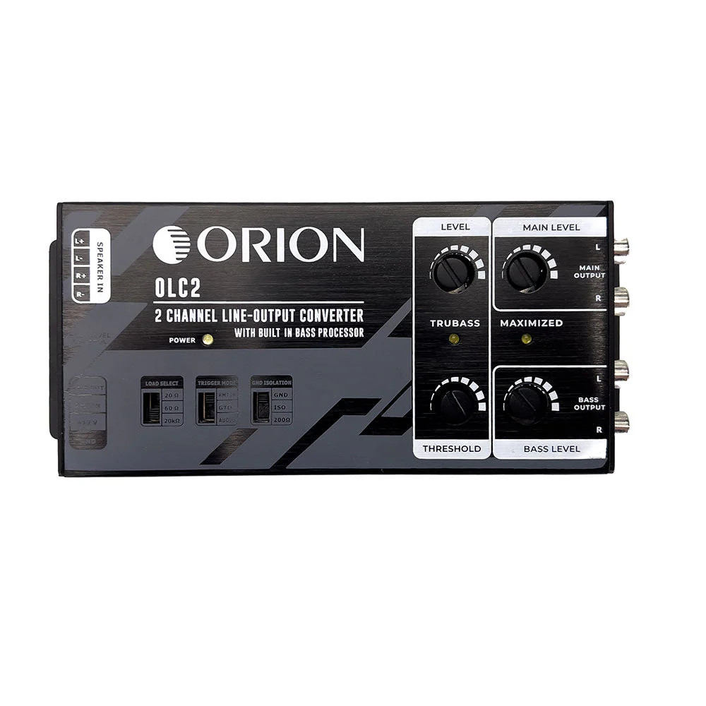 ORION 2 Channel Line Output Converter with Bass Processor