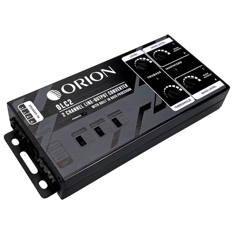 ORION 2 Channel Line Output Converter with Bass Processor
