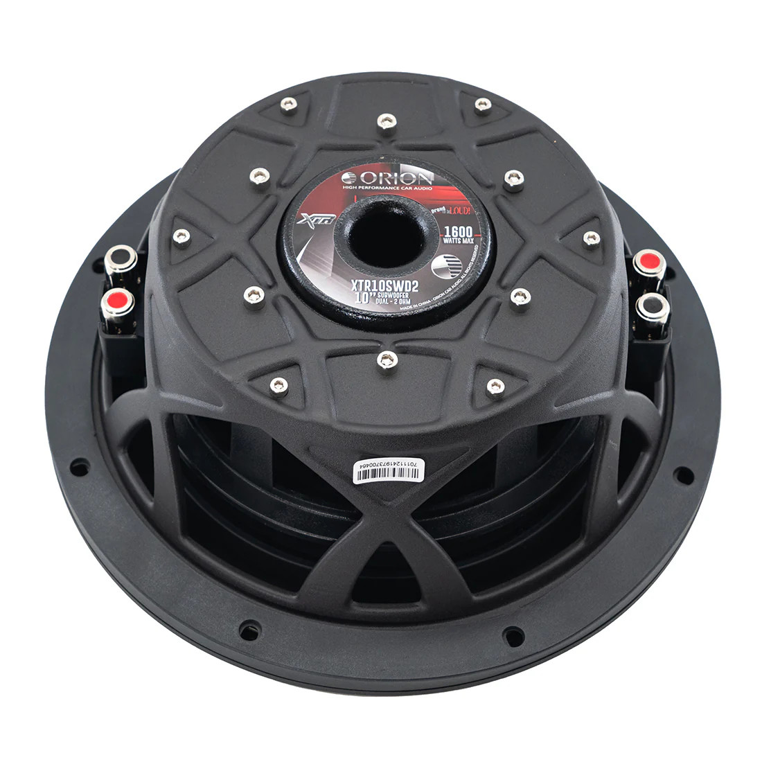 ORION 10" 400W RMS / 1600W MAX Shallow Subwoofer DUAL 2 OHM