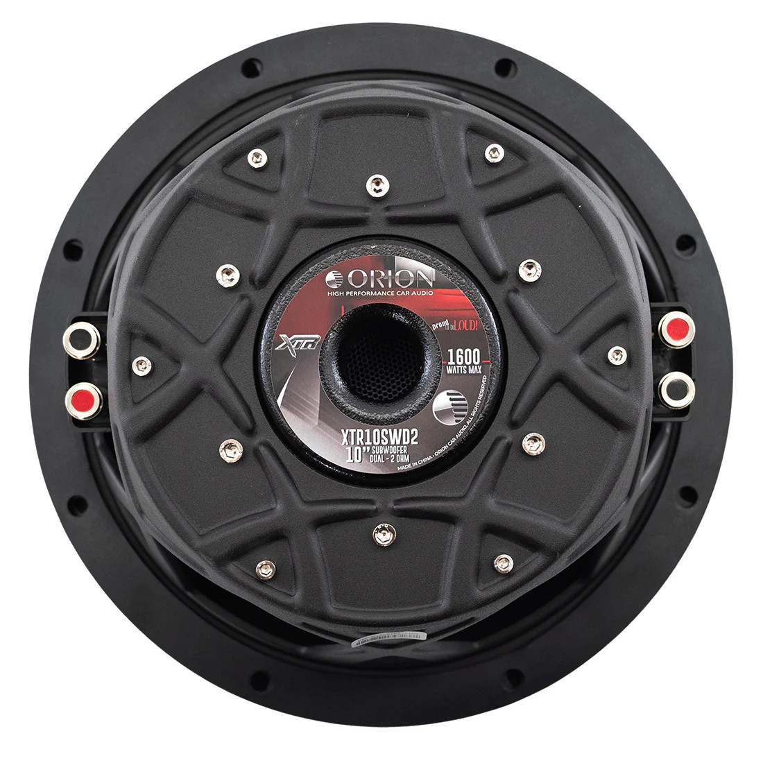 ORION 10" 400W RMS / 1600W MAX Shallow Subwoofer DUAL 2 OHM