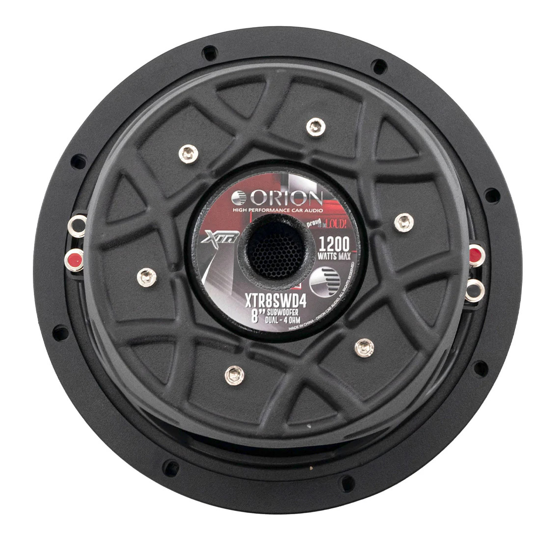 ORION 8" 300W RMS / 1200W MAX Shallow Subwoofer DUAL 4 OHM