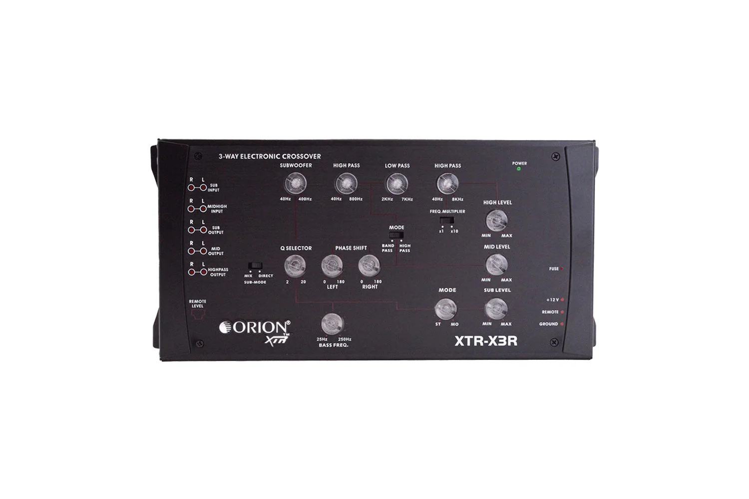 ORION 3-Way Electronic Crossover w/ Remote and Level Control