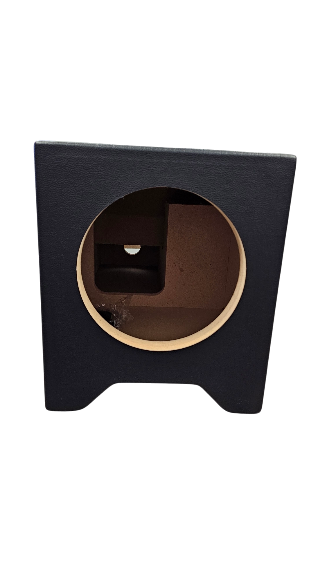 BASS-MAXX 99-06 CHEVY SILVERADO / GMC SIERRA VINYL DELUXE CENTER CONSOLE SPEAKER & SUBWOOFER ENCLOSURE - FOR (1) 10" SUBWOOFER (2) 6.5" MIDS (2) 3.5" TWEETERS