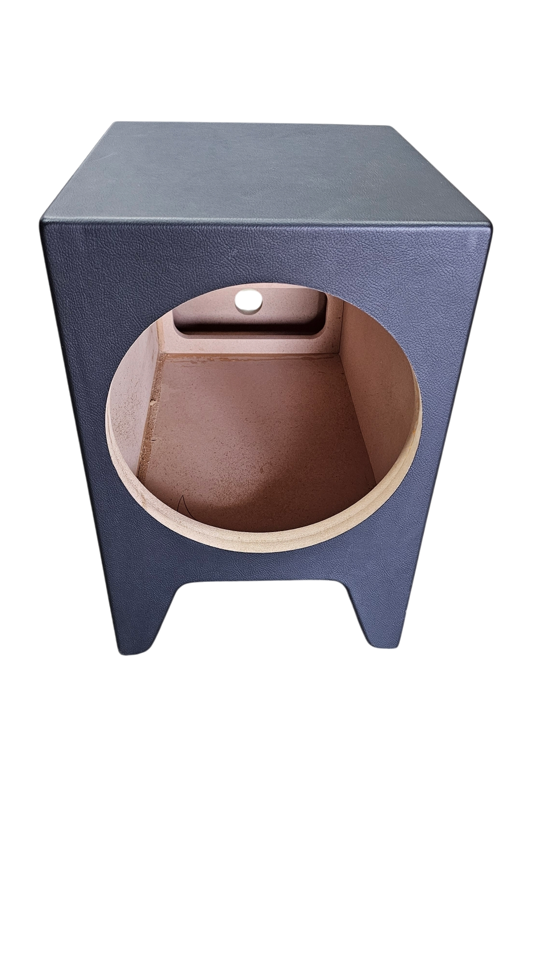 BASS-MAXX 2014-2018 CHEVY SILVERADO / GMC SIERRA VINYL DELUXE CENTER CONSOLE SPEAKER & SUBWOOFER ENCLOSURE - FOR (1) 12" SUBWOOFER (2) 6.5" MIDS (2) 1" TWEETERS