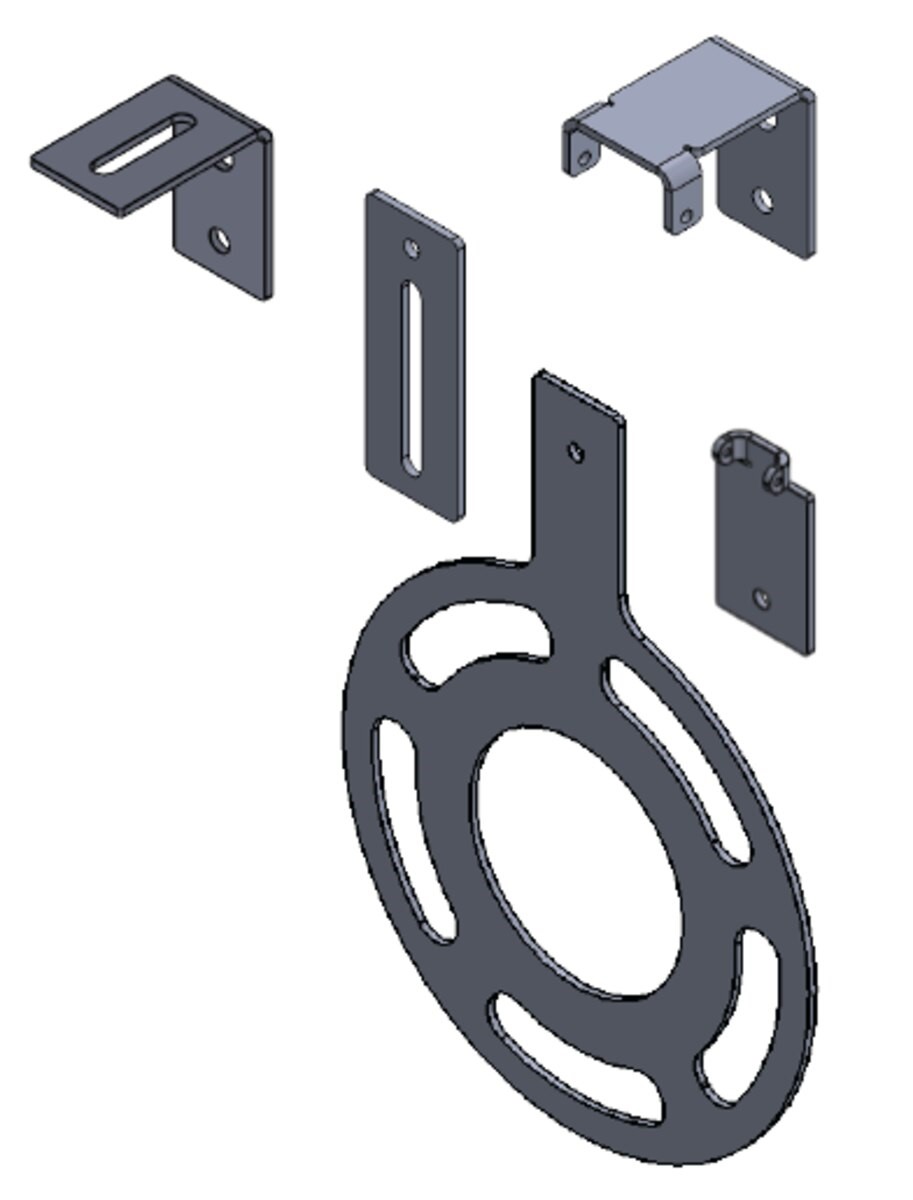 ECHOMASTER CVBS/AHD CAMERA WITH SPARE TIRE MOUNT FOR JEEP JK