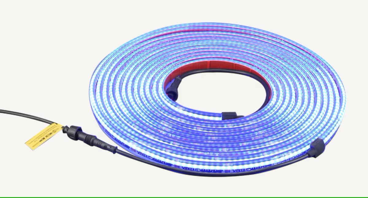 COLORTRAIL 16ft RGBW IP65 LED Tape Strip Lighting with 3-pin Waterproof Connectors
